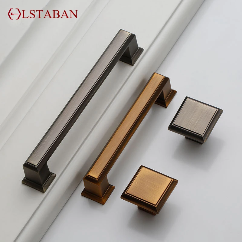 Lstaban Maniglie Per Porte Moderne In Oro Nero In Lega Di Zinco Maniglie Per Mobili Da Cucina Manopole Per Cassetti In Massello Ferramenta Per Manigli