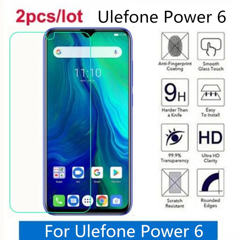 Закаленное стекло для Ulefone Power 6 2.5D Premium защитная пленка экрана | Мобильные