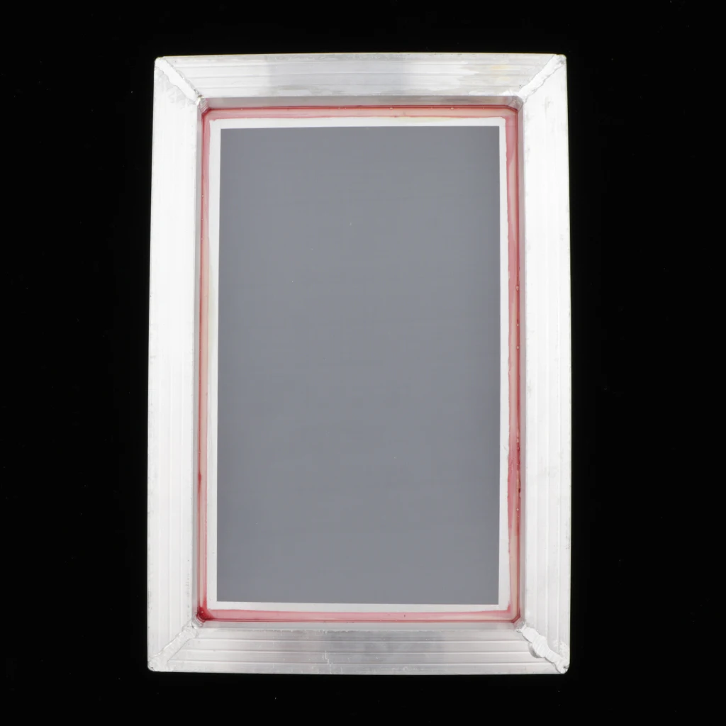 Pre-Stretched Aluminum Silk Screen Printing Frame with 43 tpi White Mesh