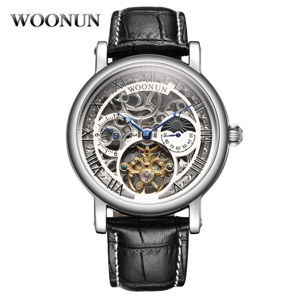 

2020 Top Automatic Mechanical Tourbillon Watches Men Fashion Casual Wristwatches Moon Phase Relogio Masculino Reloj Hombre
