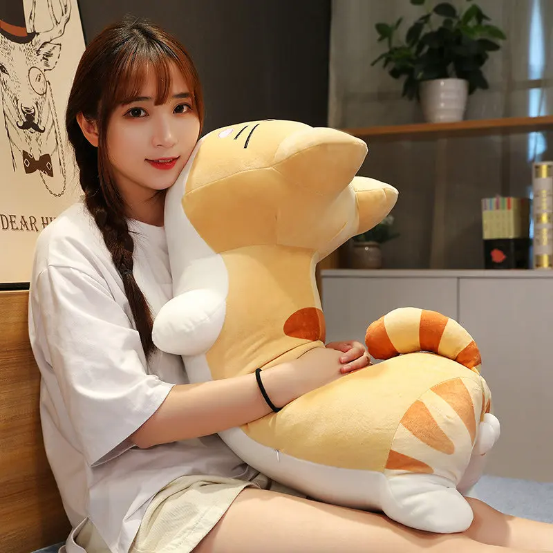 Кошка плюшевые игрушки мягкие животные мягкая подушка Подушка Аниме кошачий приклад игрушки ребенок девочка Kawaii подарок