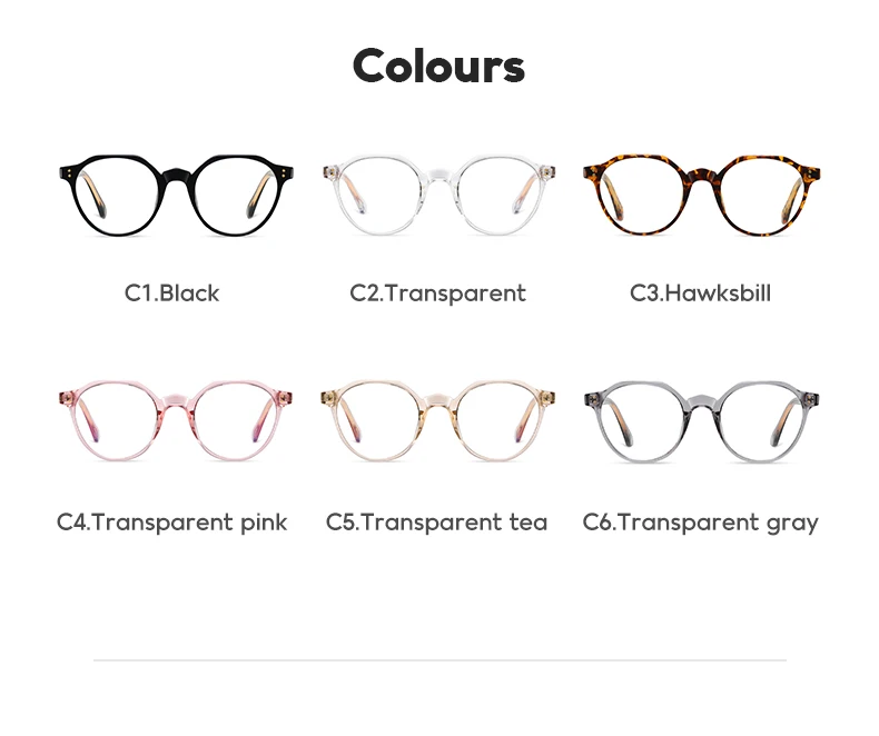 2022 Trending Blue Light Blocking Men's Retro Glasses TR90 Anti Radiation Eyeglasses Women Round Transparent Fashion Eyewear