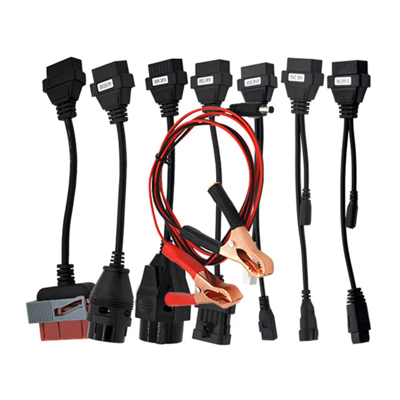 

Promotion OBDII OBD2 Full Set 8 Car Cables Car Cables OBD Diagnostic Scan Tool Truck cables