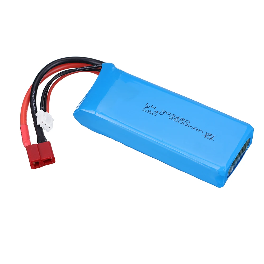 Batterie LiPo 7.4V 2S 2200mAh RC pour Drone Voiture - Lot 1-5 Pcs