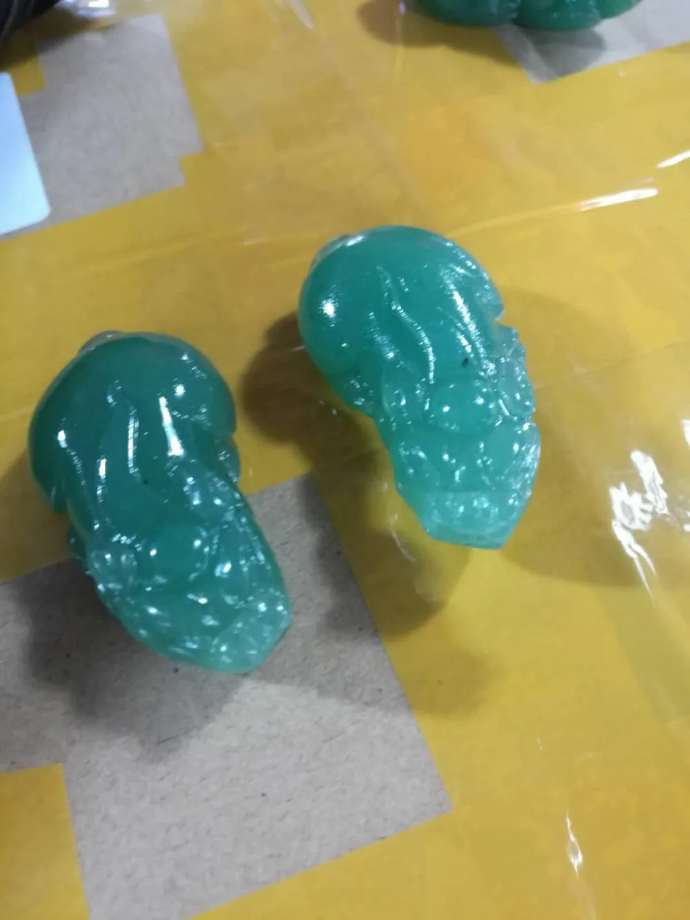 1pair Дропшиппинг dongling Jades jadeite PIXIU ручной работы счастливый кулон для мужчин и женщин ювелирные изделия - Цвет камня: 1pair