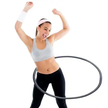 

Galvanized Stainless Steel Fitness Ring 6 Sections Detachable Slimming Ring Sports Fitness Equipment Thin Waist And Fat Reductio