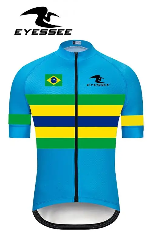 jersey EYESSEE Pro дышащая бразильская велосипедная майка летняя с коротким рукавом MTB велосипед велосипедная одежда горный гоночный велосипед Джерси - Цвет: jersey