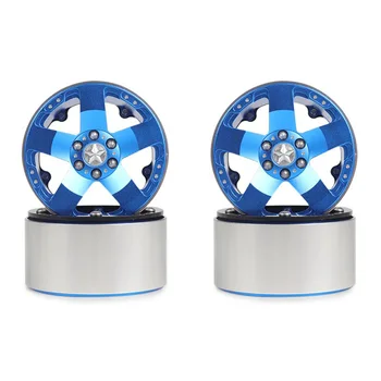 

4Pcs Aluminum Alloy 202 Wheels Rims for 1/10 RC Crawler Axial SCX10 II 90046 for Traxxas TRX4 D90 Toys for Children