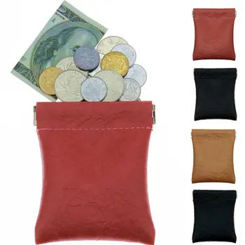 

unisex Small Mini Short Wallet Pu Leather Coin Purse Bag Money Key Earbuds Headphone bag Credit Card Holder for Kids wallet