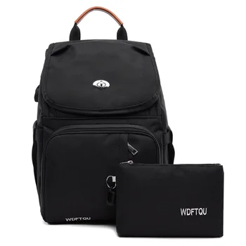 

Mummy Bag Set Solid Color Maternity Backpack for Stroller Outdoor Large Capacity Nappy Bags Baby Care Waterproof BZT054