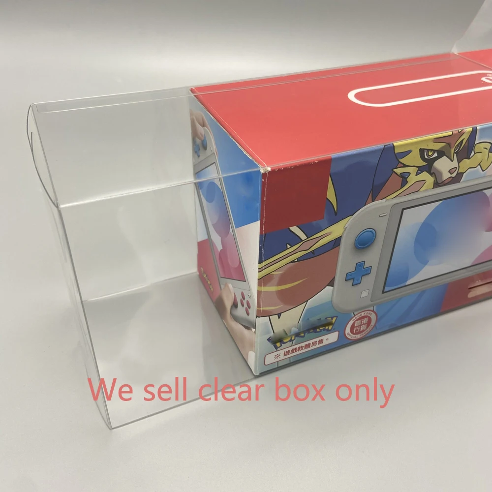 High quality Clear transparent box For SWITCH NS lite for NSL Sword and Shield Limited Edition Display plastic PET Protector | Электроника