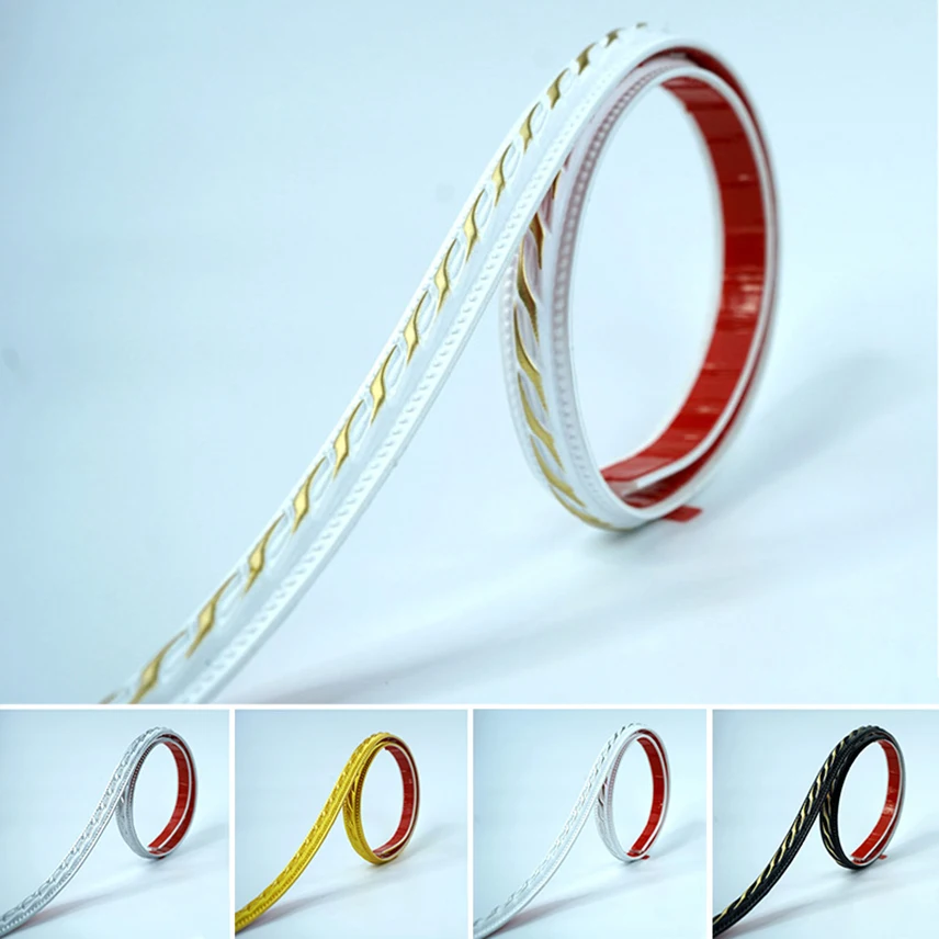 Ribbon Panel Moulding Rope Trim Home TV Backgrounds Door Frames PVC Flexible Mirror Frame For Decor Living Room | Дом и сад