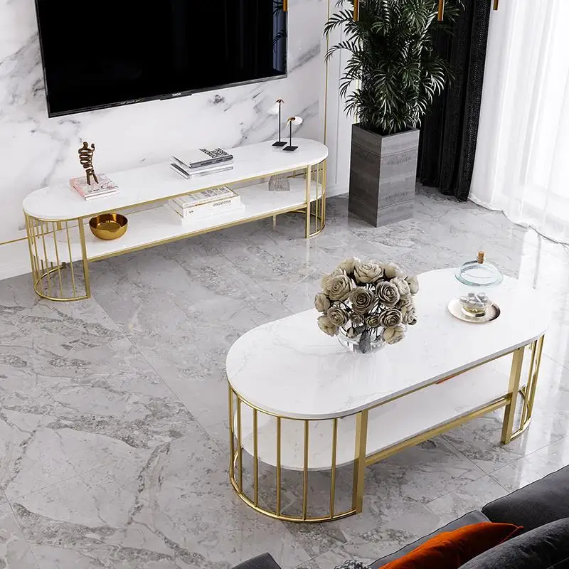 Light luxury Oval modern minimalist small Center Table 4 Light luxury Oval modern minimalist small Center Table 4