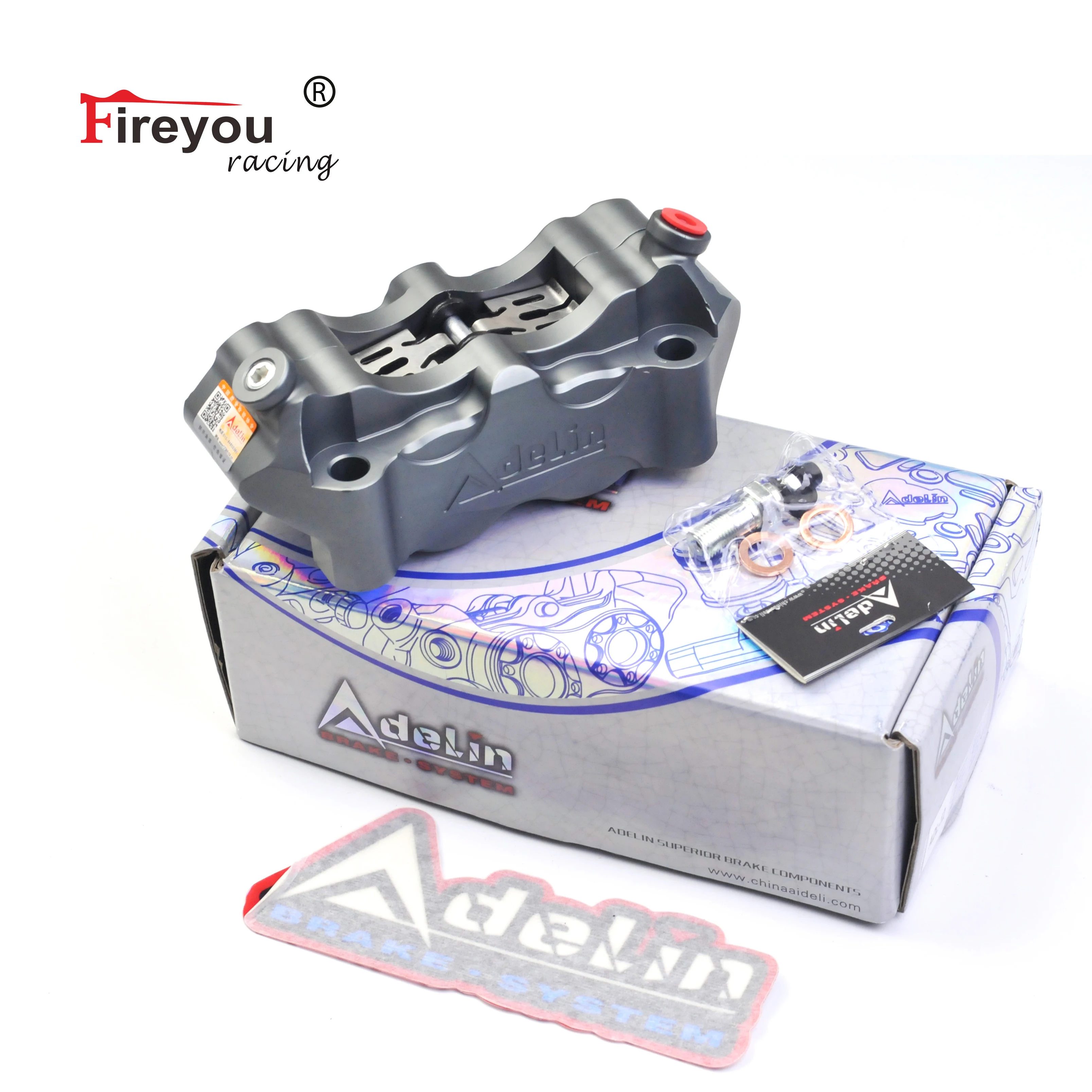 Disc Brake 100mm ADELIN ADL12 Radial Mount Caliper Motorcycle Master Cylinder Racing Bike for Honda Kawasaki Suzuki KTM Yamaha