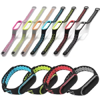 

Roreta Silicone strap For xiaomi Mi Band 5 Smart Wristband Bracelet Replacement For mi band 5 fashional colorful Wrist Strap