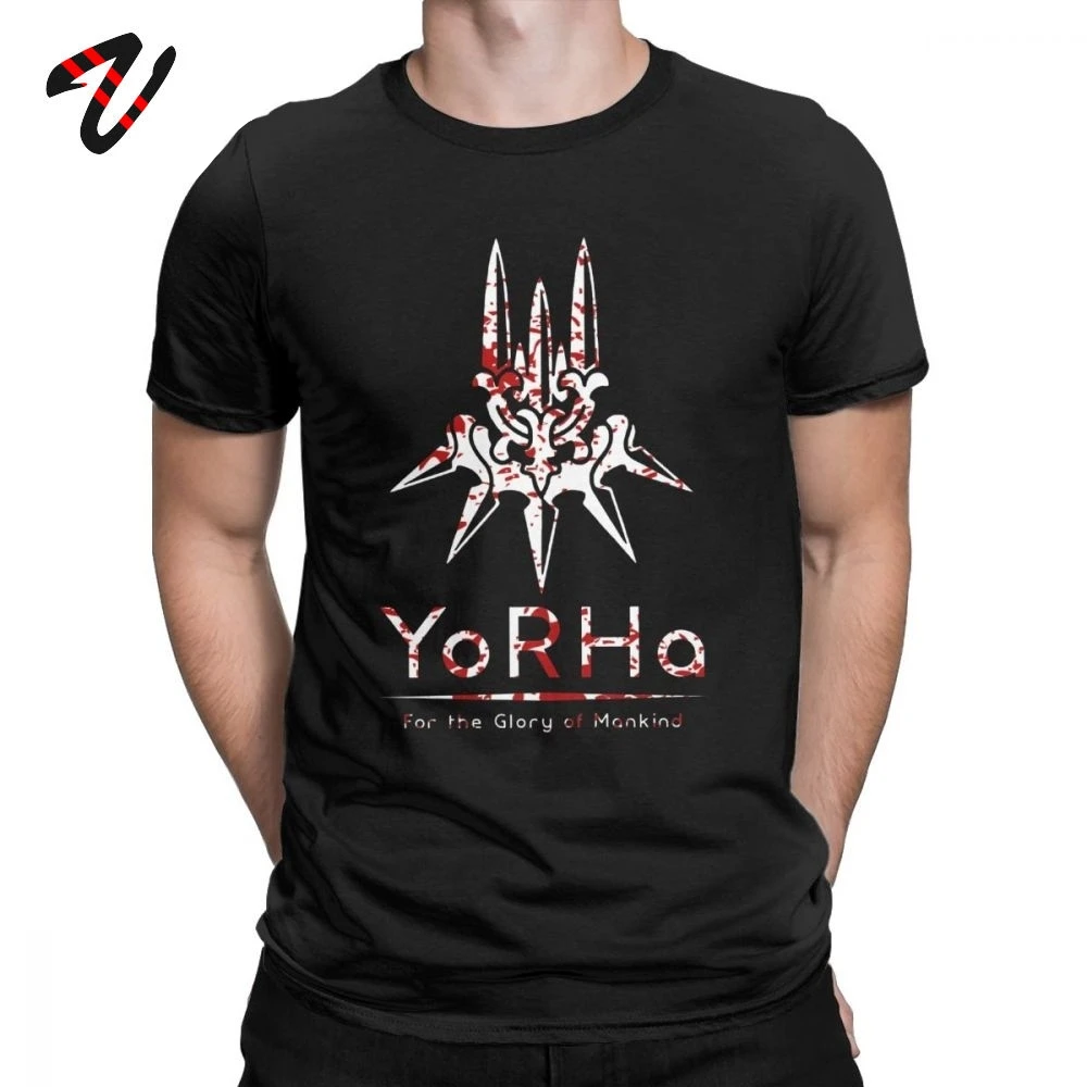 Yorhaラス見のリムライトtシャツ男性tニーアオートマトンシャツヴィンテージ精製tシャツ最高ギフト服カスタムcamiseta Tシャツ Aliexpress