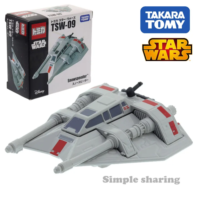 Takara Tomy Tomica TSW-09 Disney Star Wars Snowspeeder машина Лидер продаж металлическая игрушка модель