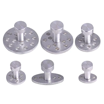 

6 pcs Metal Dent Repairer Pit Pit Repair Tool Equipment Pieces Automobile Sheet Aluminum Alloy Pull Cap Gasket