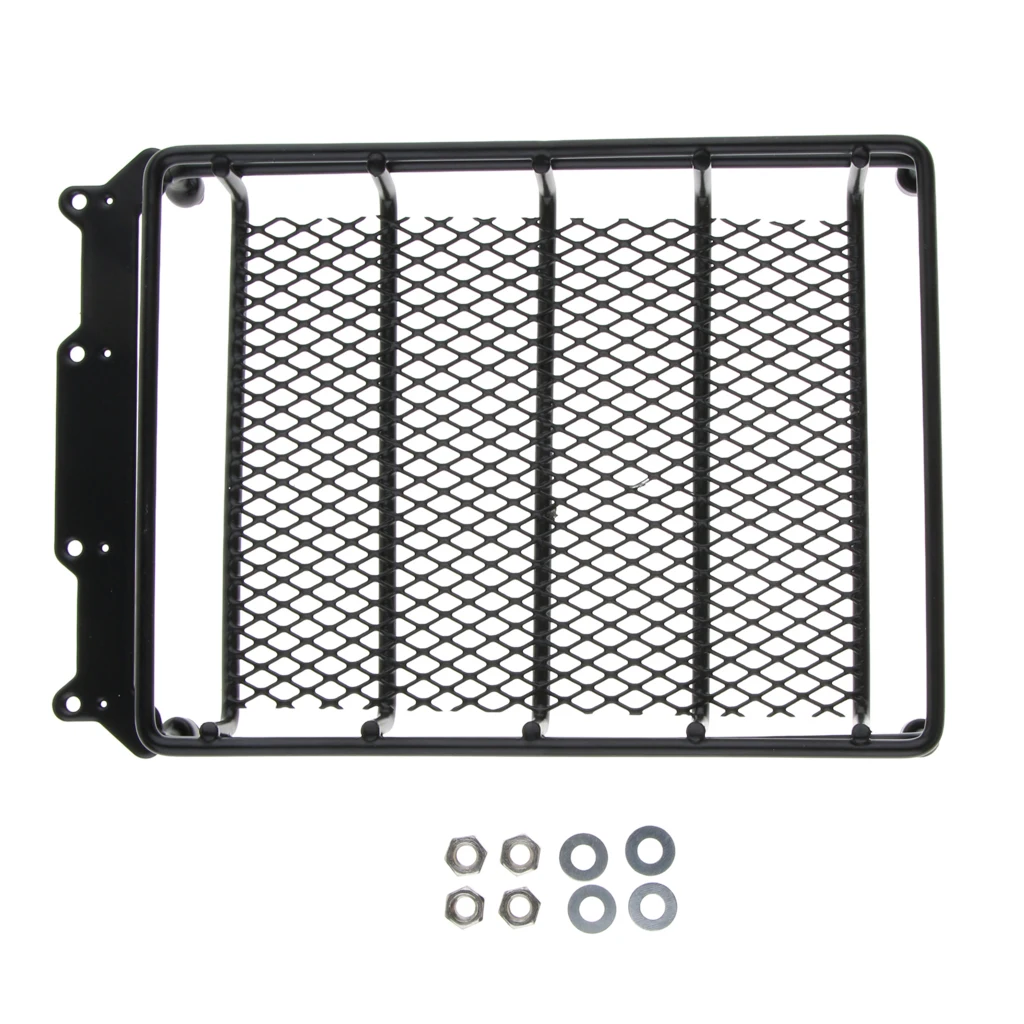 Top Storage Roof Rack Cargo Luggage Carrier Basket with Metal Black