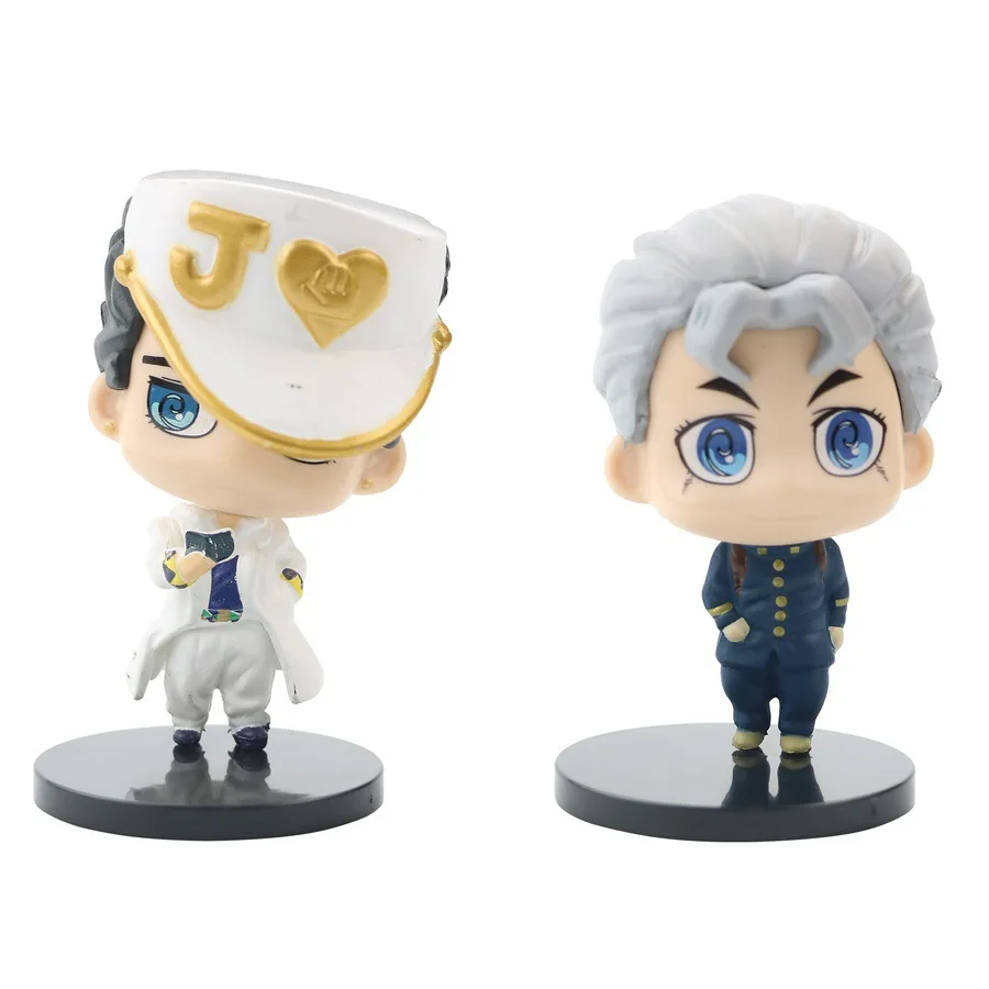 

6pcs Anime Jojos Bizarre Adventure Figures Giorno Giovanna Bruno Bucciarati Joesph Jonathan Anime Model Toys Xmas Gifts for Kids