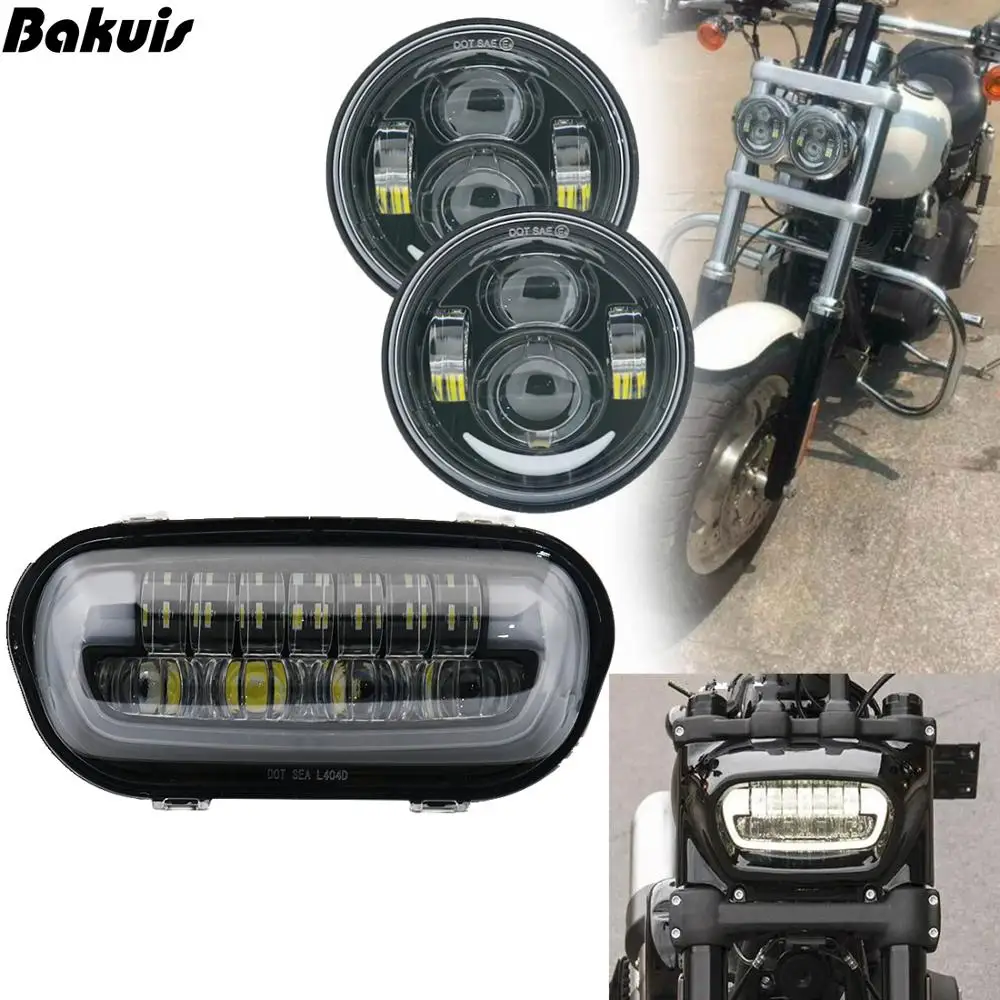 Fat bob led headlights Clearance