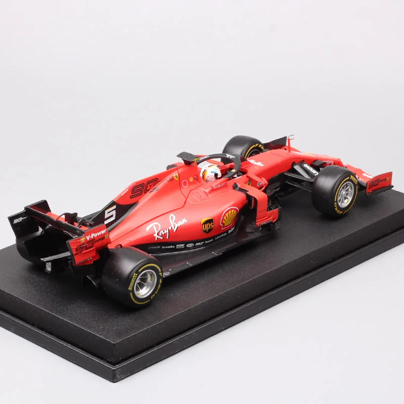 1/18 весы большой BBurago Формула гоночный автомобиль dirver SF90 № 16 Charles Leclerc № 5 Себастьян игрушечные машинки модели автомобилей
