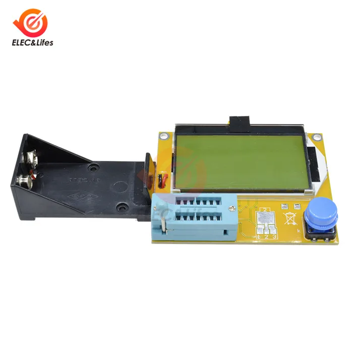 Type2 babattery box LCR-T4 Mega328 M328 Транзистор тестер ESR Измеритель сопротивления Диод Триод Емкость тестер мультиметр MOS PNP NPN LCR метр - Цвет: Type2 babattery box