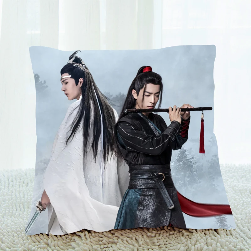 6 ChenQingLing The Untamed Wang Yibo XiaoZhan Fanart наволочка диванная подушка чехол для дома/кровати/дивана/автомобиля Decore косплей подарок - Цвет: 6