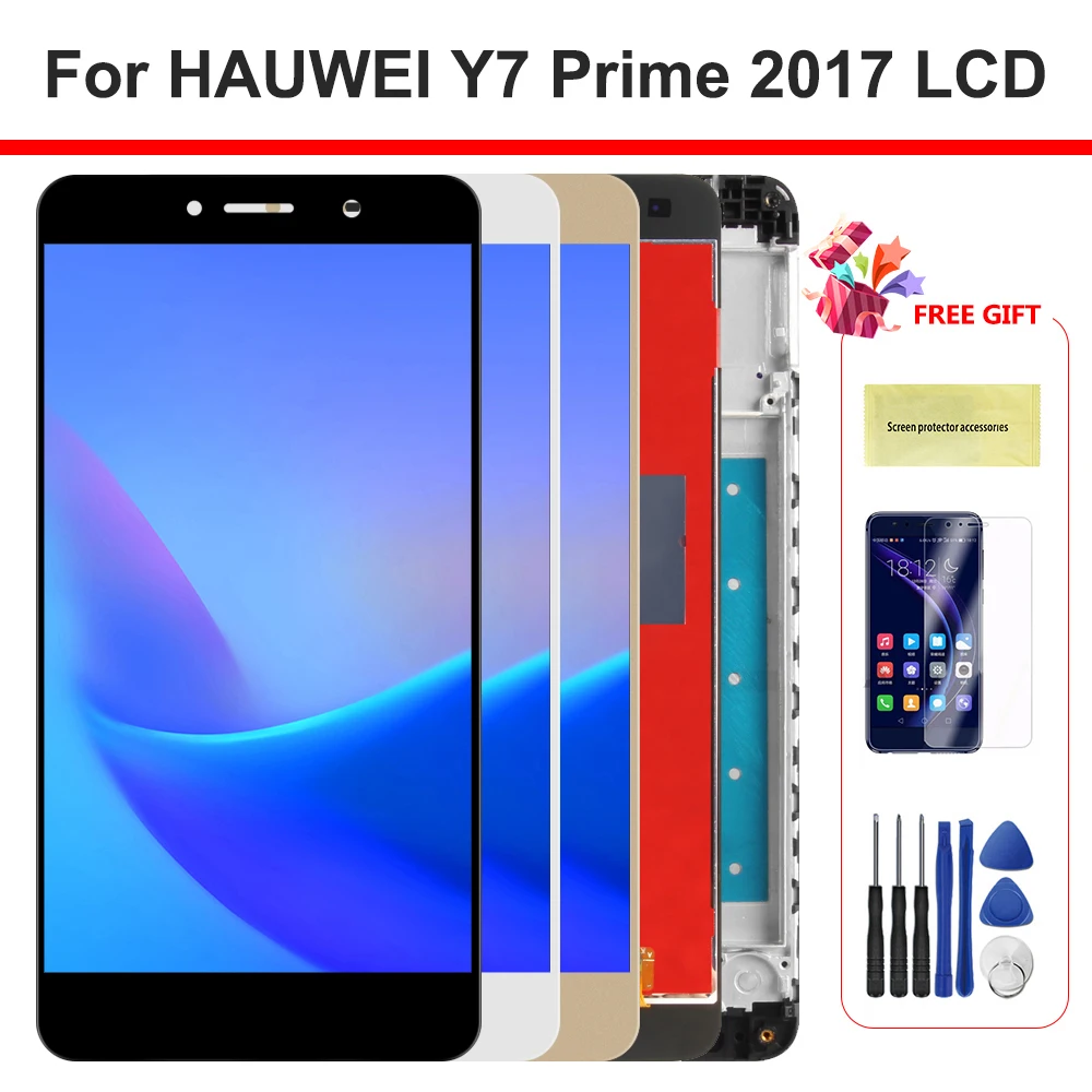 5 дюймов huawei Y7 Prime 2017 ЖК дисплей сенсорный экран для Nova Lite Plus с рамкой TRT L21 LX1|Экраны