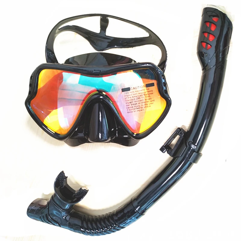 Professional Snorkel Set Silicone Mask Diving Goggles Equipment Deep Sea Tempered Glass Dry Diving Glasses snorkeling diving mask,diving mask,diving goggles,snorkel set