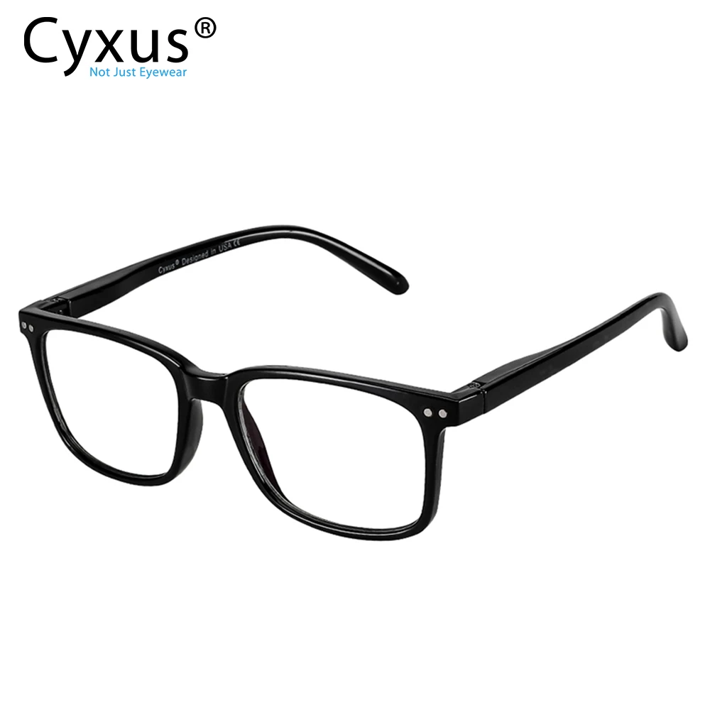 

Cyxus Anti Blue Light Computer Glasses for Blocking Headache Transparent Lens Gaming Glasses Unisex (Men/Women) 8302