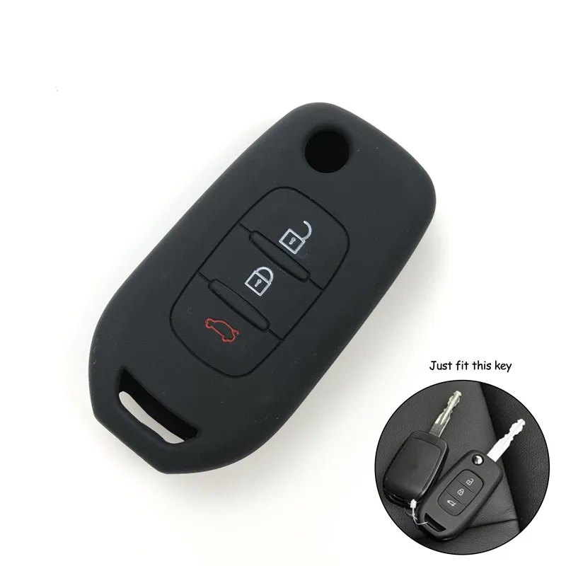 Emaicoca 3 кнопки силиконовый резиновый чехол для ключа автомобиля LADA Vesta Granta XRay Kalina