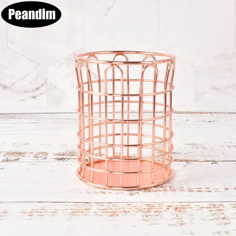 PEANDIM нордическая Кисть для макияжа пенал карандашей металлический Настольный
