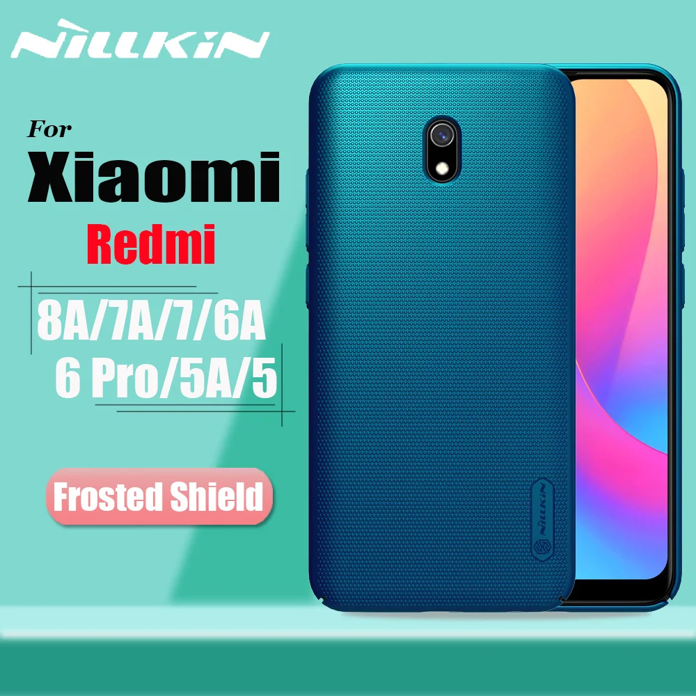 Чехол для Xiaomi Redmi 8A/8/7A/7/6A/5A/5 чехол Nillkin матовый щит Жесткий чехол для телефона Полный чехол s на Redmi 8A 7A 6A Funda Shell