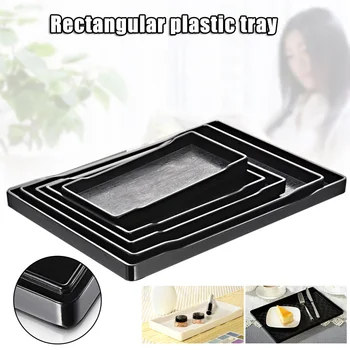 

New Serving Tray Rectangular Plastic Tray Food Serving Trays for Restaurant Home Hotel Trays Durable Serving Tray-30