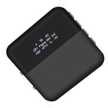 

Bluetooth 5.0 Audio-Transmitter Receiver CSR8675 Wireless aptx Audio-Auto on Adapter for tv car aptX -HD LL Low Latency