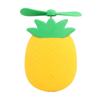 

Cute Cartoon Fruit Handheld Fan LED Night Light USB Charging Mini Portable Air Cooler Small Fan Outdoor Travel Mute Cooling Fan