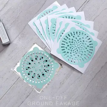 

New Kitchen And Bathroom Shower Drain Cover Net Stickers Hair Filter Sink Strainer Kitchen Tools Sink Clogged Floor Drain Hole