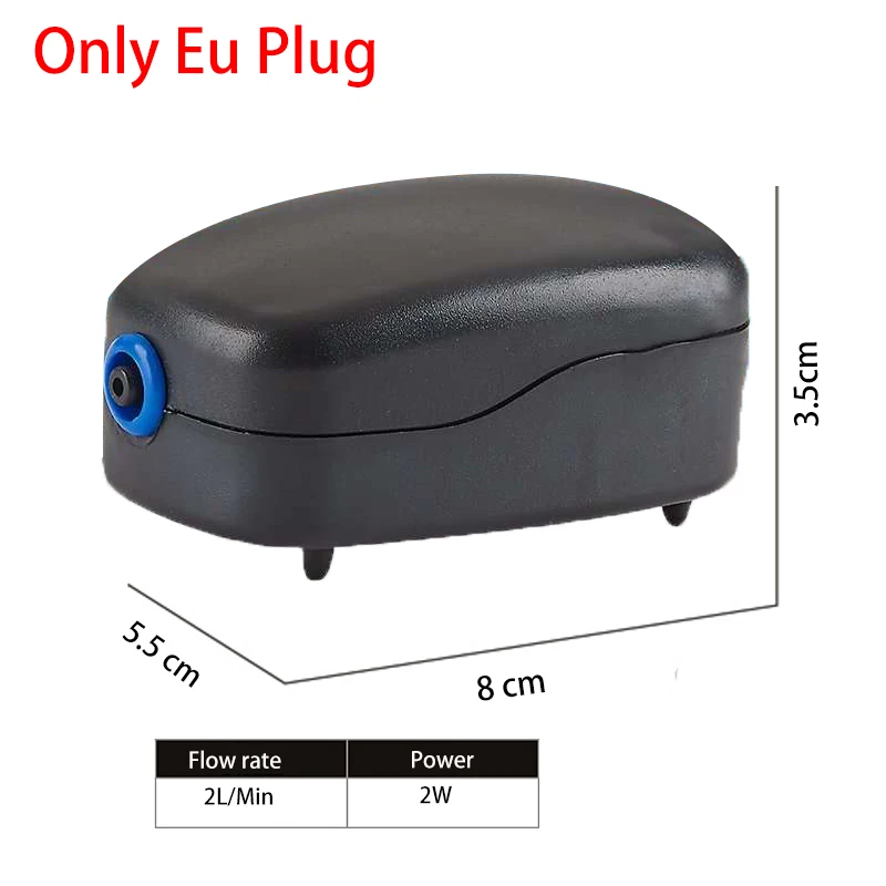 Low Rate Air Pump Gako воздушно-пузырьковая лампа 24/32/47/51 см цветной RGB SMD аквариумный светильник Водонепроницаемый садок для рыбы погружной светильник - Цвет: Low Rate Air Pump