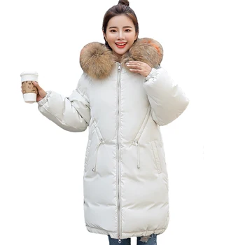 

2020 new arrival Korean Style Winter Jacket Women Stand Collar Solid Female Down Coat Loose Oversized Womens Short Parka coat 19