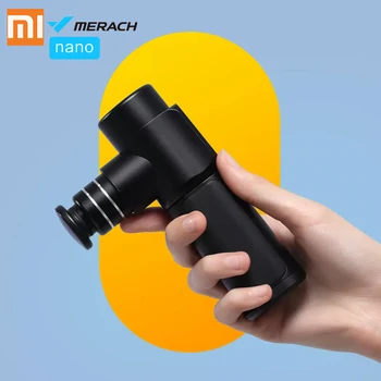 

Xiaomi Mijia Merach Nano Pocket Fascia Gun Small Muscle Relaxer Mini Massager Gun 4 Massage Heads For Office Home Sports