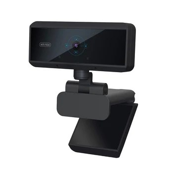 

1PC Webcam Adjustable Clip Auto Focus Practical Laptop Webcam Computer Camera for Online Education Live Conference
