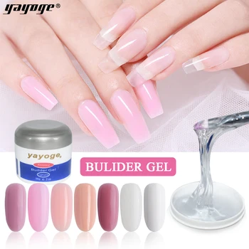 

Yayoge Nail builder gel For Nails Extension 7 color Soak off Gel Polish Nail Extend Gel For Nails Art 56 ml Drop Shipping