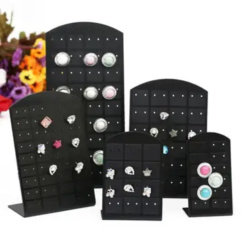 

72 Holes Earrings Display Rack Plastic Storage Rack Jewelry Display Stand Earrings Holder Jewelry Organizer Earring Storage Rack