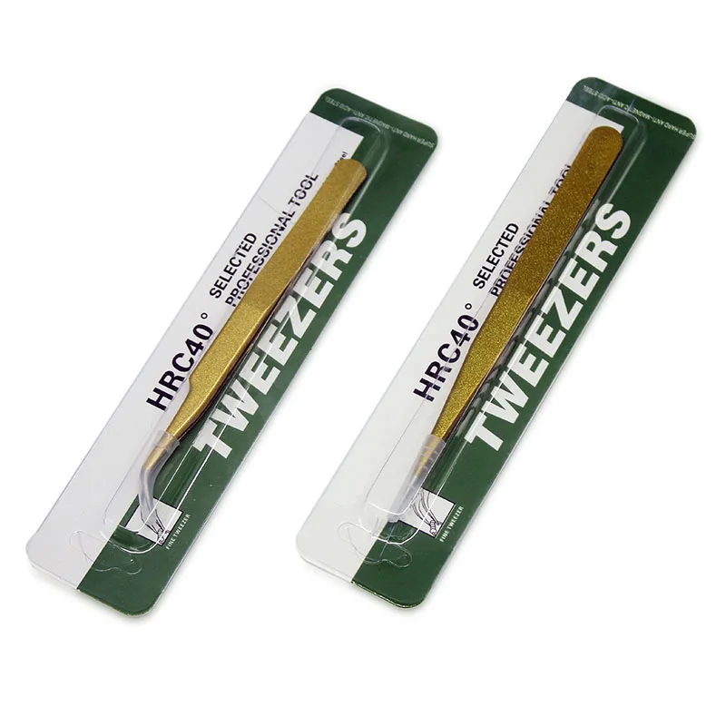 Профессиональный высокоточный изогнутый Прямой пинцет из нержавеющей стали