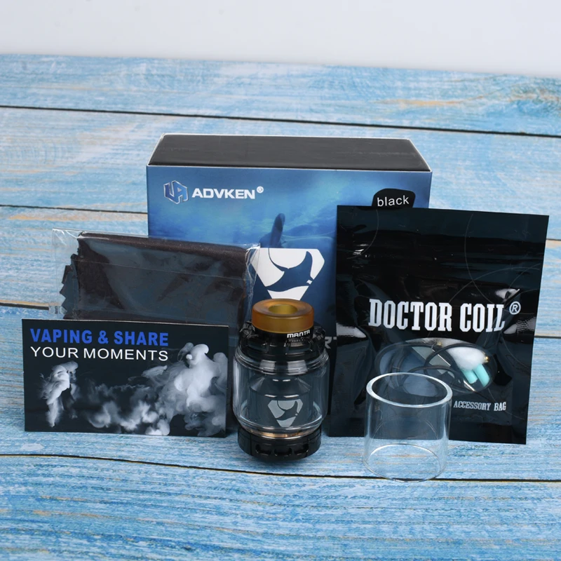 Оригинальный Advken Manta RTA 5 мл/3 мл емкость бака Поддержка одной/двойной катушки