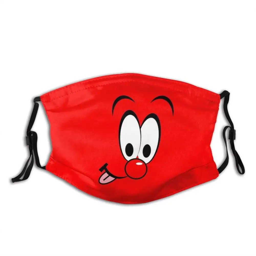 

Маска для лица с красным носом, с фильтром