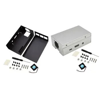 

2020 New Aluminum Case Metal Shell Box Enclosure for Raspberry Pi Model 3B/3B+/2B/2B+ Kit