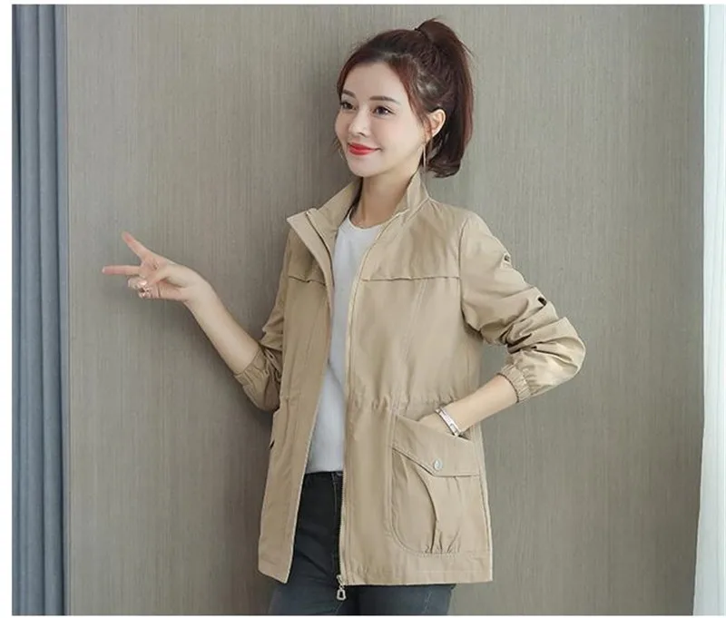 Women Double Layer Trench Coat