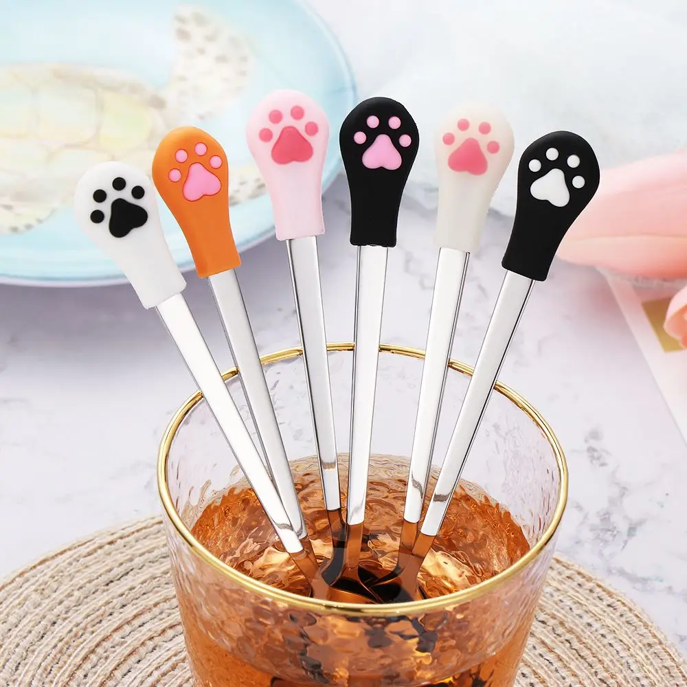 Creative Animal Coffee Cutlery Dessert Fruit Fork Spoon Cute